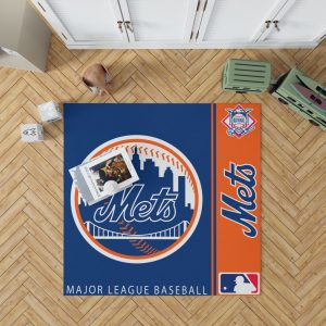 New York Mets MLB Baseball National League Floor Carpet Rug Mat