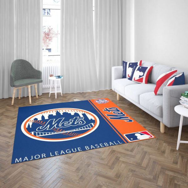 New York Mets MLB Baseball National League Floor Carpet Rug Mat