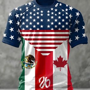 USA T-Shirt World Cup 2026 Soccer Supporters Tee Fan Appreciation Gift - GowGowStore