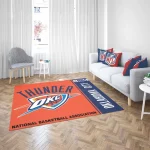 Oklahoma City Thunder NBA Basketball Floor Rug