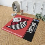 Portland Trail Blazers NBA Basketball Floor Rug
