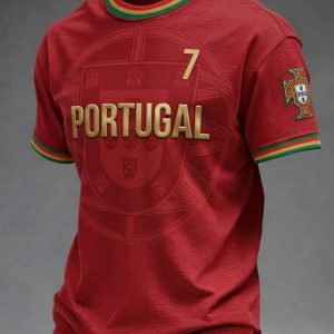 Portugal World Cup 2026 CR7 Fan Shirt Soccer Pride Apparel Gift For Soccer Fans - GowGowStore