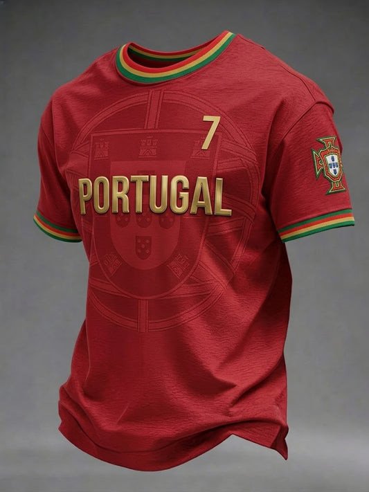 Portugal World Cup 2026 CR7 Fan Shirt Soccer Pride Apparel Gift For Soccer Fans - GowGowStore