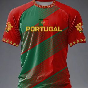 Graphic Tee Portugal World Cup 2026 Tailgate Day Shirt Gift For Soccer Lovers - GowGowStore