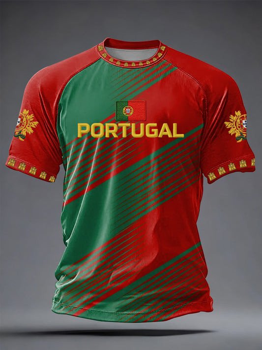 Graphic Tee Portugal World Cup 2026 Tailgate Day Shirt Gift For Soccer Lovers - GowGowStore