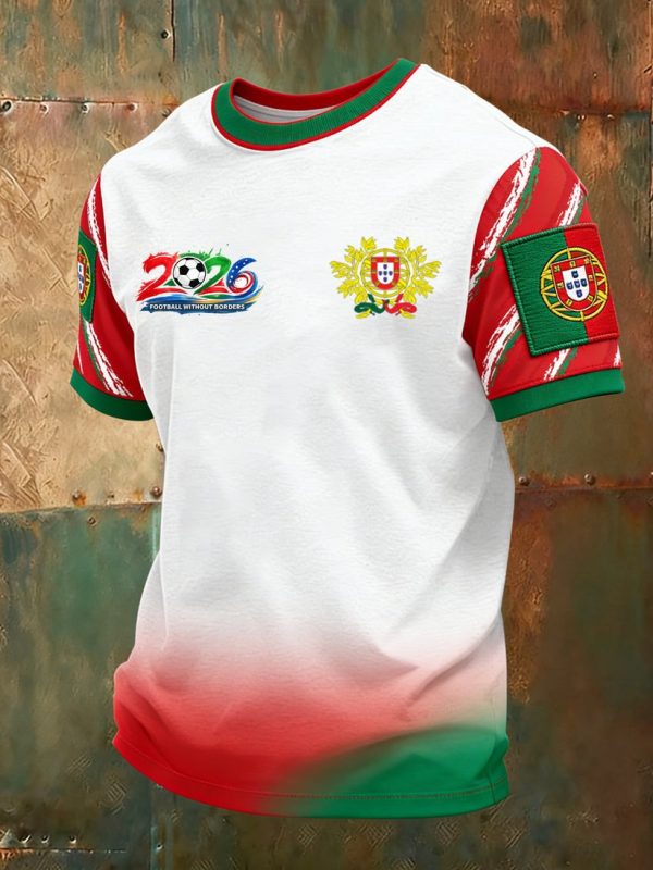 Portugal Tee 2026 FIFA World Cup Soccer Pride Apparel Mother's Day Present - GowGowStore