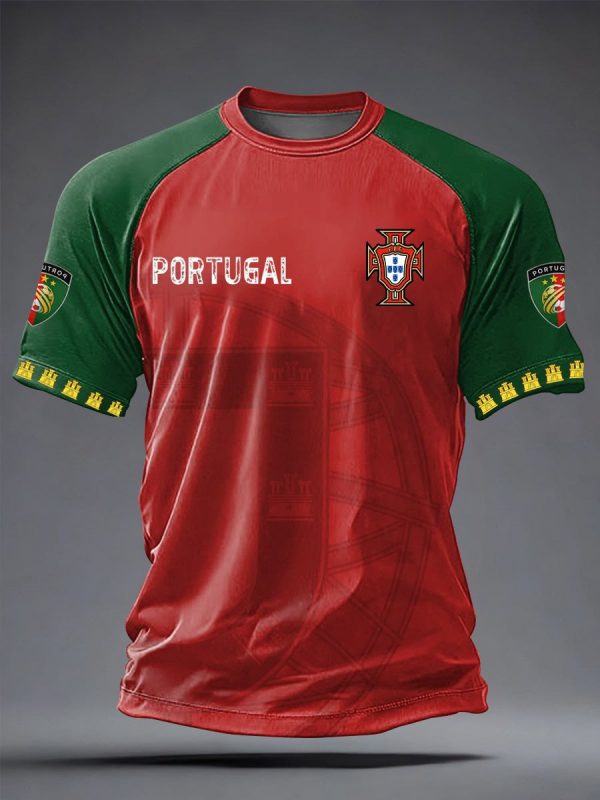2026 FIFA World Cup Portugal Crew Tee Soccer Supporters Tee Gift For Friends And Family - GowGowStore