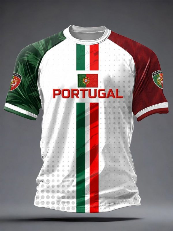 Graphic Tee Portugal World Cup 2026 Fan Zone Apparel Gift For Husband - GowGowStore