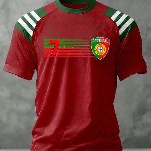 Portugal 2026 FIFA World Cup Graphic Tee Football Fan Favorite Gift For Boyfriend - GowGowStore
