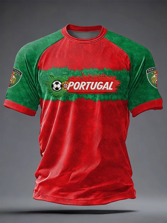 2026 World Cup Portugal CR7 Fan Edition Graphic Tee Soccer Champion Vibes Gift For Boyfriend - GowGowStore