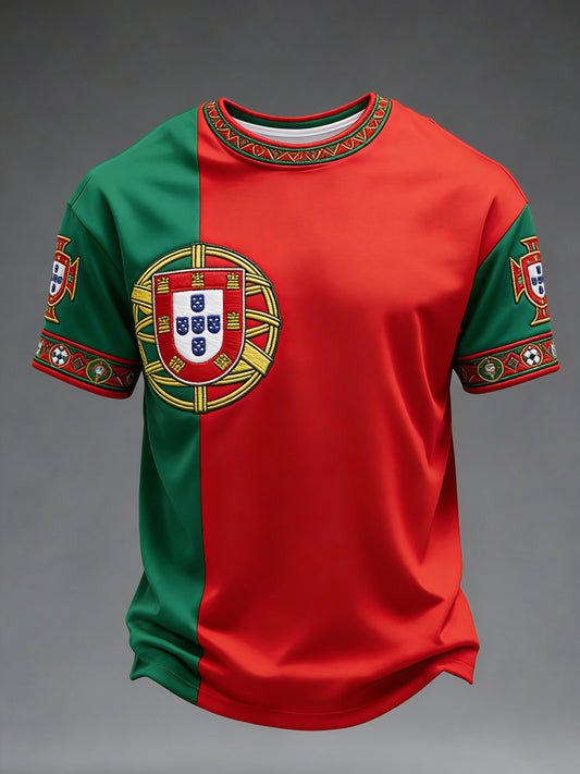Portugal Crew Tee FIFA World Cup 2026 Match Day Essential Fan Appreciation Gift - GowGowStore