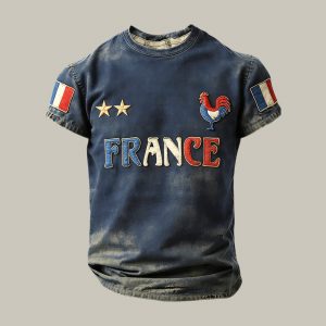 France Crew Tee 2026 FIFA World Cup Matchday Fan Wear Surprise Gift For Fans - GowGowStore