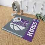 Sacramento Kings NBA Basketball Floor Rug