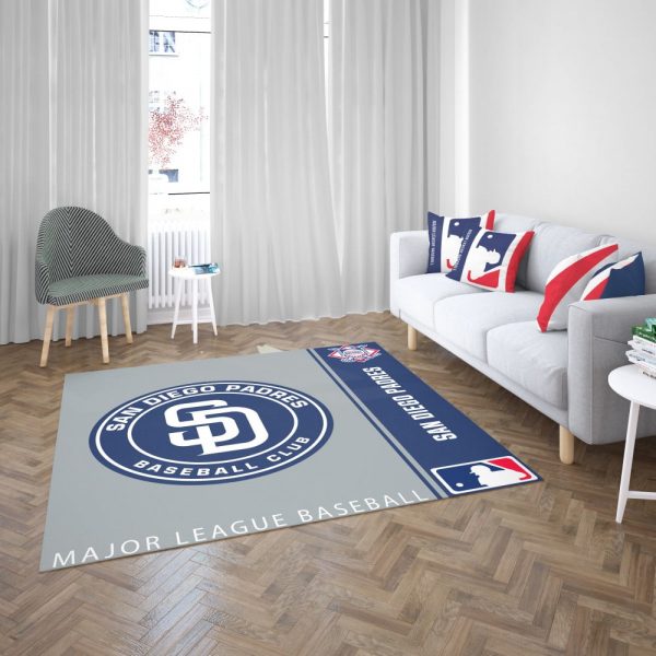 San Diego Padres MLB Baseball National League Floor Carpet Rug Mat