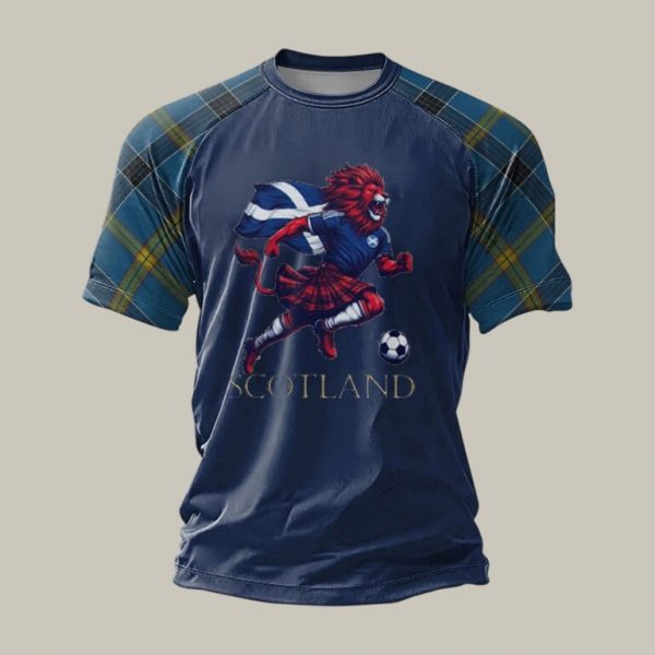 Crew Tee Scotland 2026 FIFA World Cup Football Fan Favorite Gift For Wife - GowGowStore