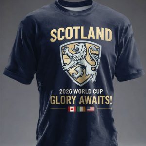 World Cup 2026 Scotland Soccer Shirt Game Time Fan Gear Christmas Present Idea - GowGowStore