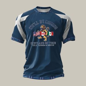 World Cup 2026 Scotland Graphic Tee Soccer Squad Gear Gift For Mom - GowGowStore