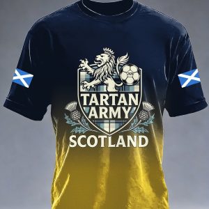 Scotland 2026 World Cup Tee Soccer Lover Wardrobe Gift For Husband - GowGowStore