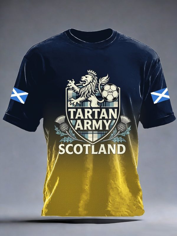 Scotland 2026 World Cup Tee Soccer Lover Wardrobe Gift For Husband - GowGowStore