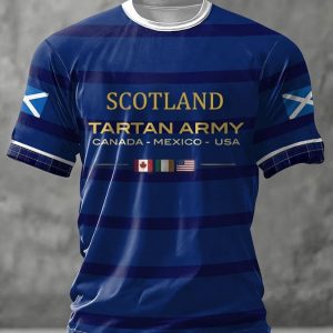 2026 FIFA World Cup Scotland T-Shirt World Cup Fan Collection Birthday Gift For Him - GowGowStore