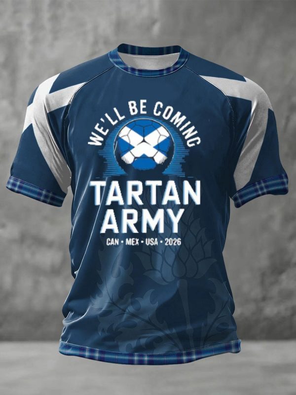 Scotland 2026 FIFA World Cup Fan Shirt Team Spirit Shirt Gift For Men - GowGowStore