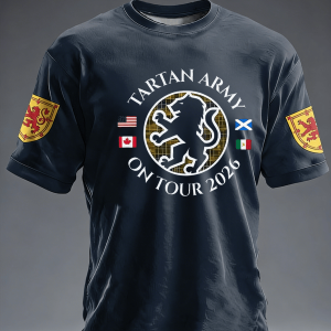 2026 World Cup Scotland Soccer Shirt Game Day Fan Apparel Birthday Gift For Him - GowGowStore