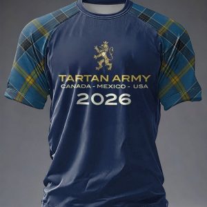 Fan Shirt Scotland 2026 FIFA World Cup Matchday Fan Wear Fan Appreciation Gift - GowGowStore