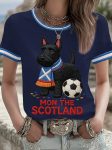 Scotland 2026 World Cup Graphic Tee Matchday Fan Wear Gift For Husband - GowGowStore