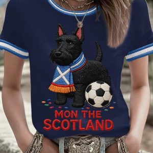 Scotland 2026 World Cup Graphic Tee Matchday Fan Wear Gift For Husband - GowGowStore