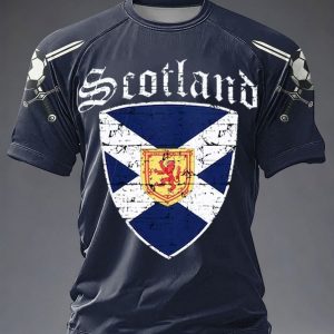 Scotland 2026 FIFA World Cup Graphic Tee Soccer Champion Vibes Gift For Football Fans - GowGowStore