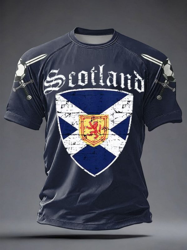 Scotland 2026 FIFA World Cup Graphic Tee Soccer Champion Vibes Gift For Football Fans - GowGowStore