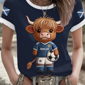 Scotland Graphic Tee 2026 FIFA World Cup Soccer Nation Tee Father's Day Present - GowGowStore
