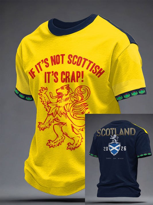 T-Shirt Scotland 2026 World Cup World Cup Fan Collection Gift For Men - GowGowStore