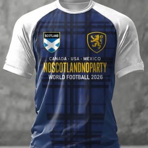 Soccer Shirt Scotland 2026 World Cup Game Time Fan Gear Birthday Gift For Him - GowGowStore