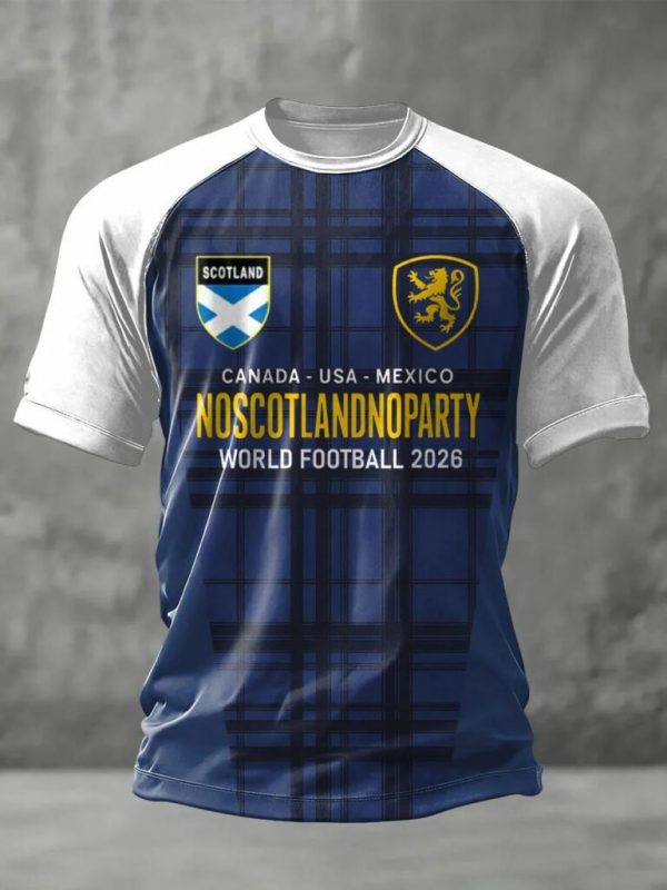 Soccer Shirt Scotland 2026 World Cup Game Time Fan Gear Birthday Gift For Him - GowGowStore