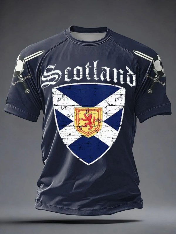 FIFA World Cup 2026 Scotland T-Shirt Soccer Lover Wardrobe Birthday Gift For Her - GowGowStore