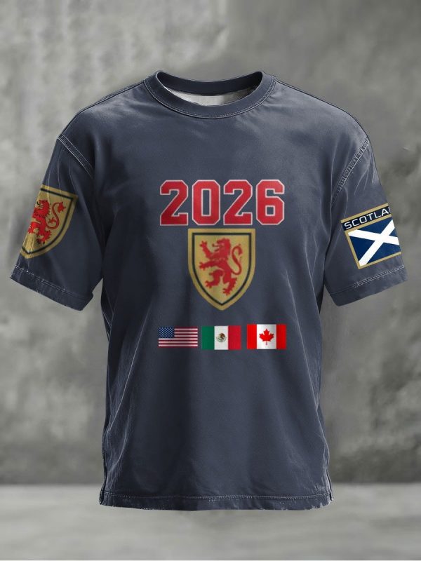 Performance Tee Scotland FIFA World Cup 2026 Matchday Fan Wear Gift For Mom - GowGowStore