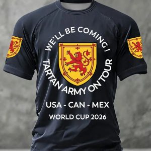 T-Shirt Scotland World Cup 2026 Soccer Lover Wardrobe Gift For Women - GowGowStore