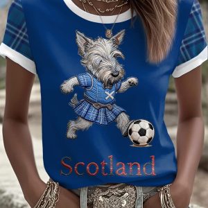 Scotland 2026 World Cup Crew Tee Game Time Fan Gear Gift For Wife - GowGowStore
