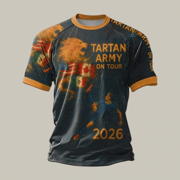 Scotland Crew Tee 2026 World Cup Game Day Fan Apparel Gift For Football Fans - GowGowStore