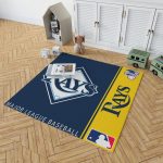 Tampa Bay Rays MLB Baseball American League Floor Carpet Rug Mat