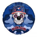 Toronto Blue Jays Spare Tire Covers Camera Hole Skull Theme Collection