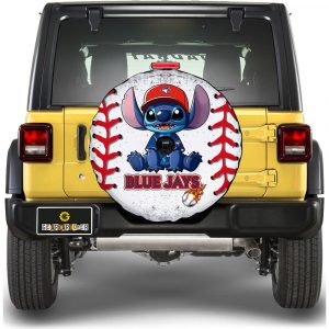 Toronto Blue Jays Spare Tire Covers Camera Hole Stitch Theme Collection