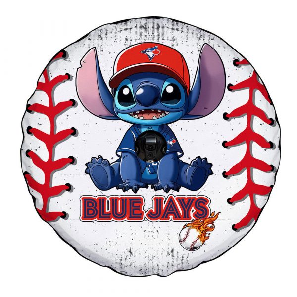 Toronto Blue Jays Spare Tire Covers Camera Hole Stitch Theme Collection