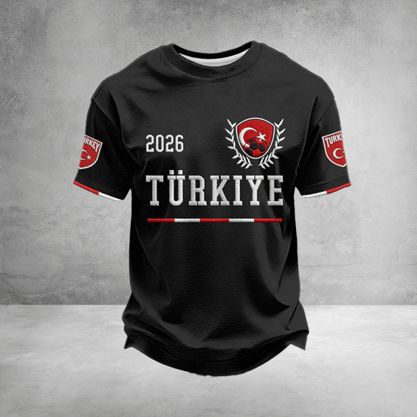 2026 World Cup Turkey Graphic Tee World Cup Fan Edition Gift For Husband - GowGowStore