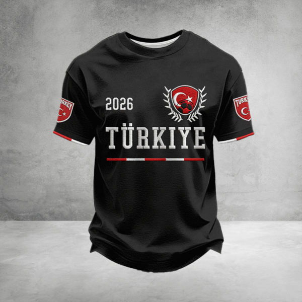 2026 World Cup Turkey Graphic Tee World Cup Fan Edition Gift For Husband - GowGowStore