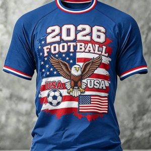 USA FIFA World Cup 2026 Performance Tee Soccer Supporters Tee Gift For Mom - GowGowStore