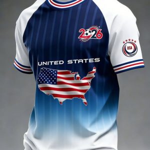USA Crew Tee 2026 FIFA World Cup National Team Pride Shirt Gift For Boyfriend - GowGowStore
