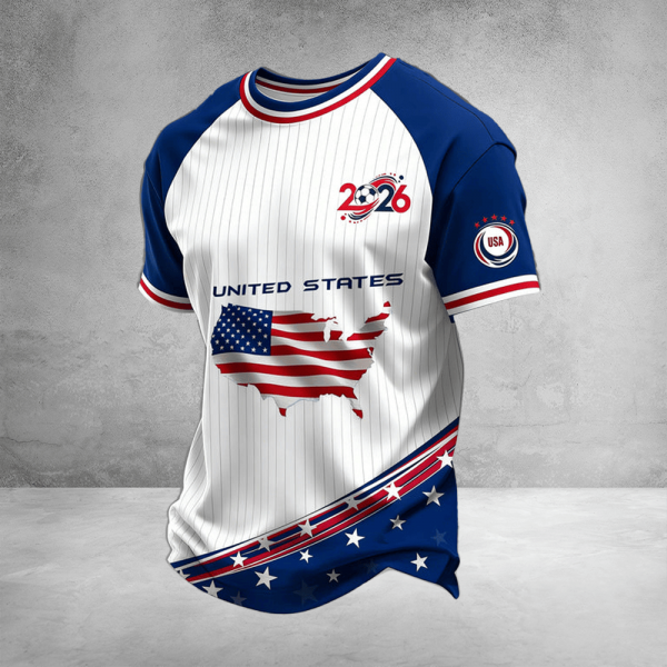 USA FIFA World Cup 2026 Tee Soccer Lover Wardrobe Gift For Men - GowGowStore