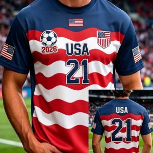 Fan Shirt USA FIFA World Cup 2026 Match Day Essential Gift For Men - GowGowStore